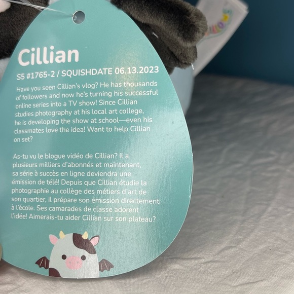 NWT’s Cillian the Cow 5 in Squishmallow - Picture 3 of 3